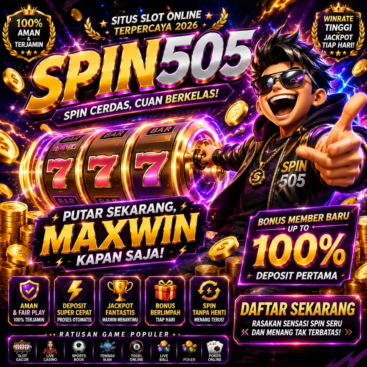 Spin505 Banner